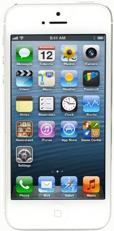 Смартфон Apple iPhone 5 32Gb White & Silver - Новотроицк