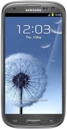 Смартфон Samsung Galaxy S3 GT-I9300 16Gb Titanium grey - Новотроицк